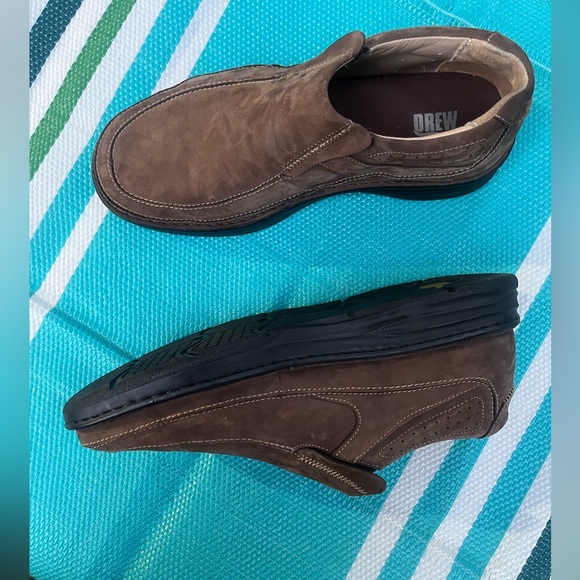 DREW BEXLEY EST 1875 Brown Loafers Slip-On Casual Shoes 👞 🔥 - Picture 7 of 15